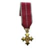 WW2 British Officer of the Order of the British Empire OBE Miniature Medal