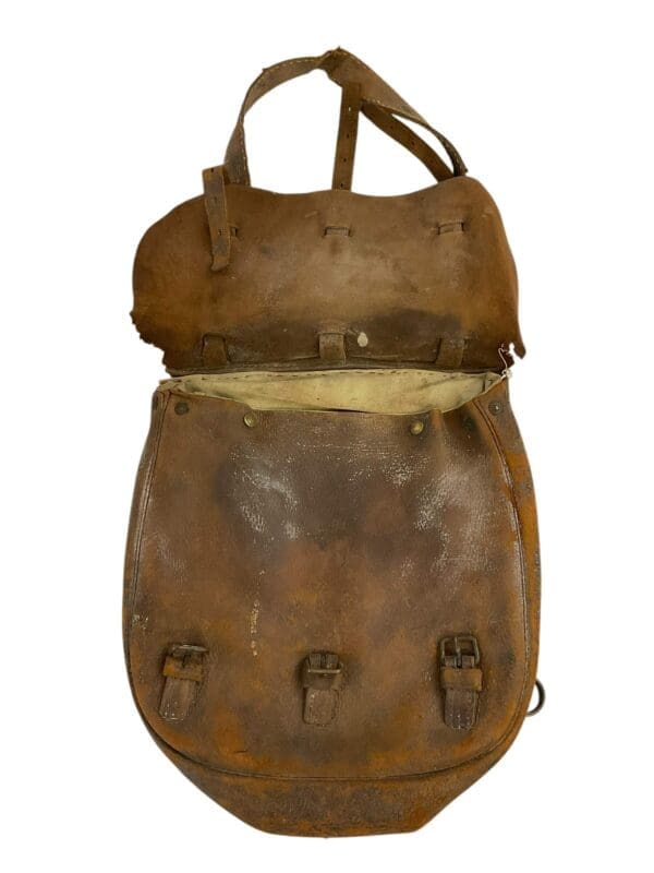 WW2 US Motorcycle Leather Saddle Bag