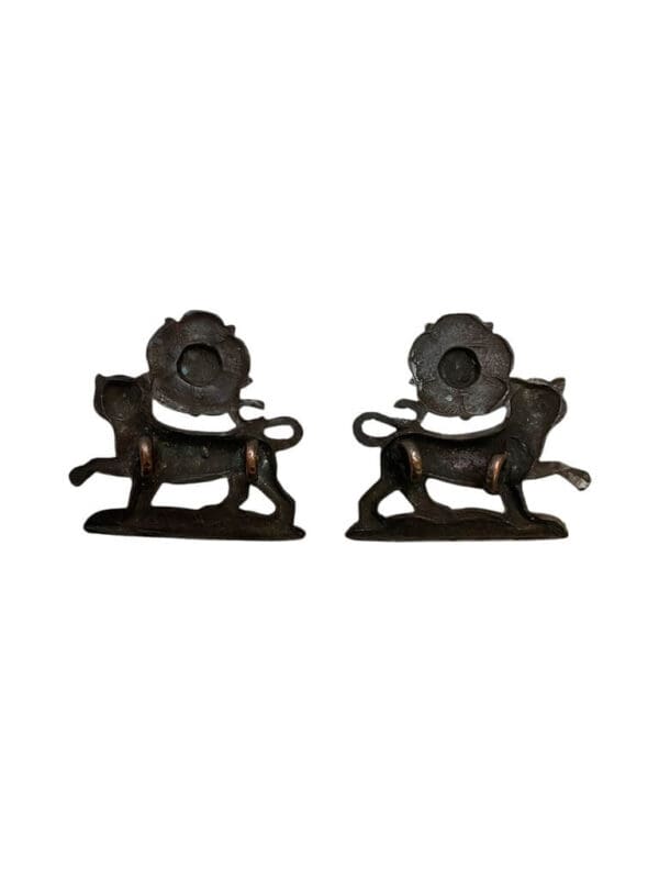 WW2 British York and Lancaster Regiment Collars Insignia Pair