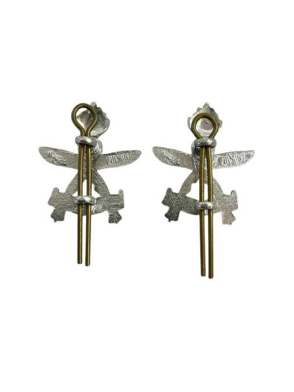 British Guhrka Engineers Staybright Collars Insigina Pair