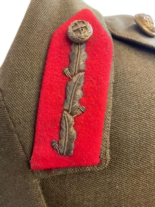 WW2 British Generals Service Dress with Peak Cap Catterick Garrison Not Named