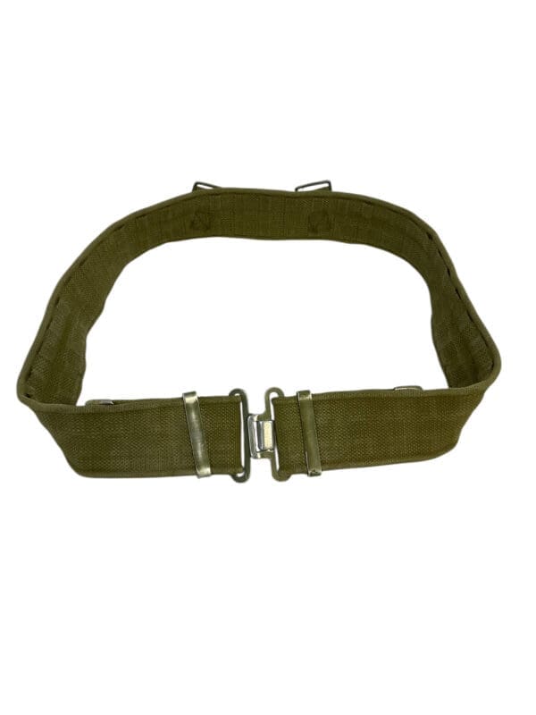 British Army Web Belt with Aluminum Fittings