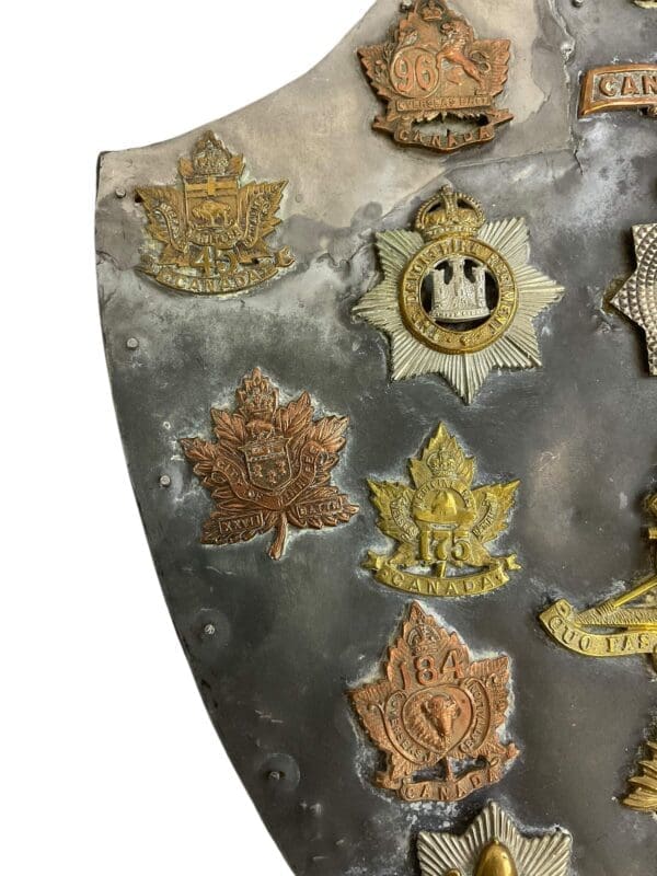 WW1 Canadian British Memorial Plaque