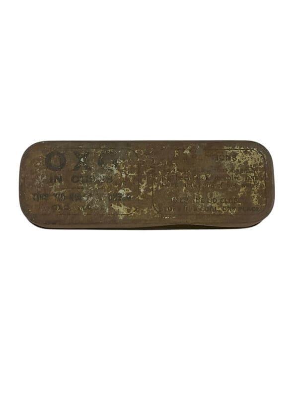WW1 British BEF OXO In Cubes Tin EMPTY