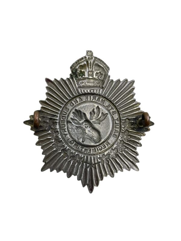 WW2 Canadian Sault Ste Marie and Sudbury Regiment Machine Gun Cap Badge