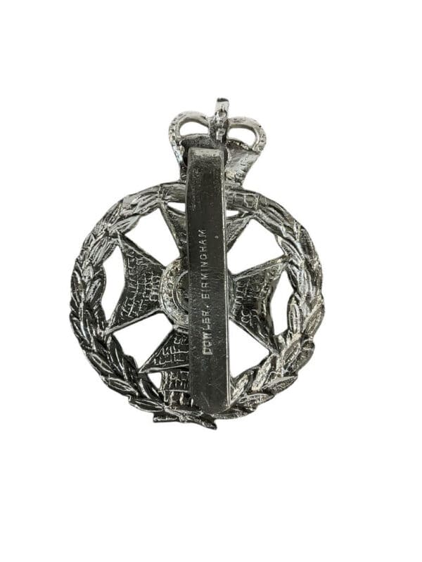 British Royal Green Jackets Staybright Cap Badge