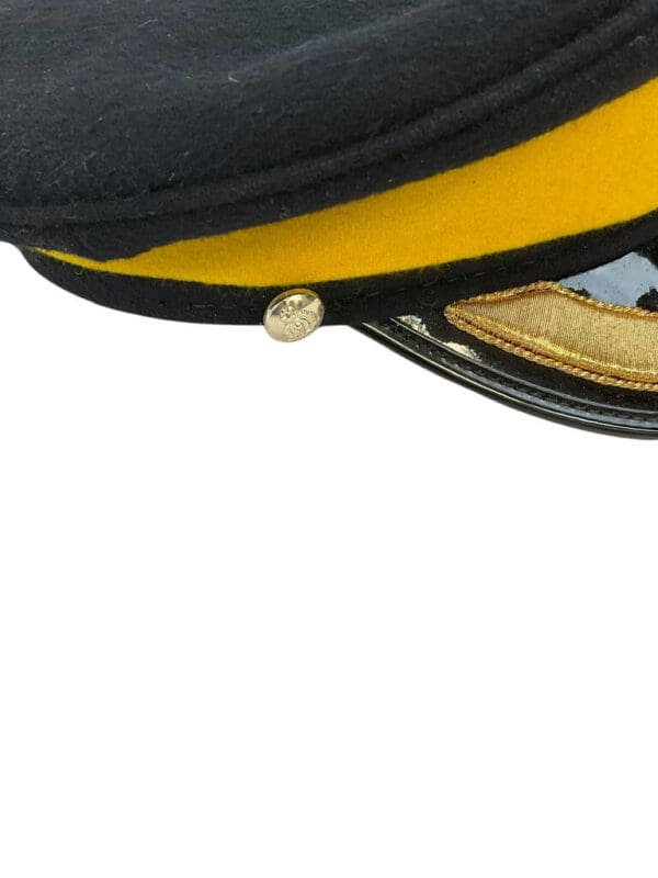 Royal Canadian Mounted Police RCMP Officers Peak Cap Hat Missing Chin Strap Size 7 1/4