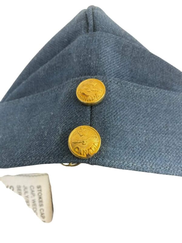 Canadian RCAF Administration Officers Wedge Cap and Insignia Size 8