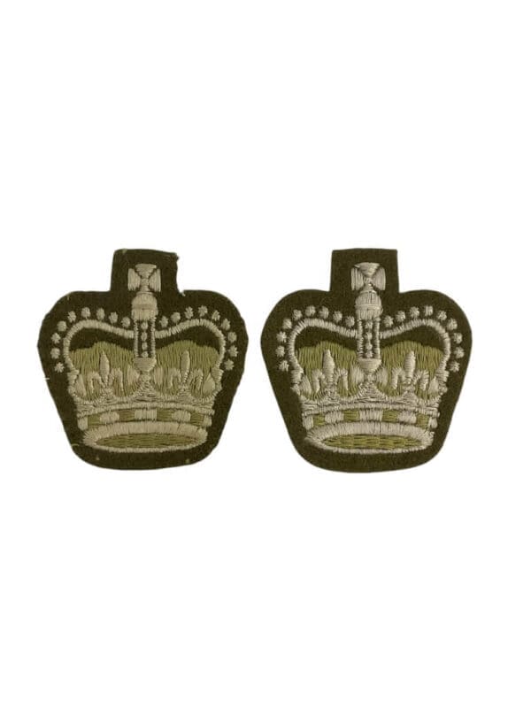 Canadian Army Warrant Officer Rank Insignia Pair
