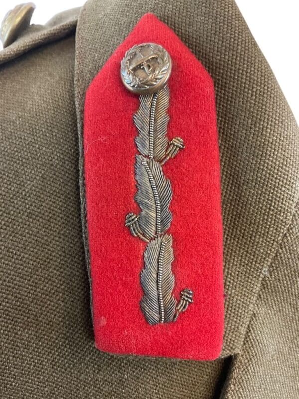WW2 British Generals Service Dress with Peak Cap Catterick Garrison Not Named