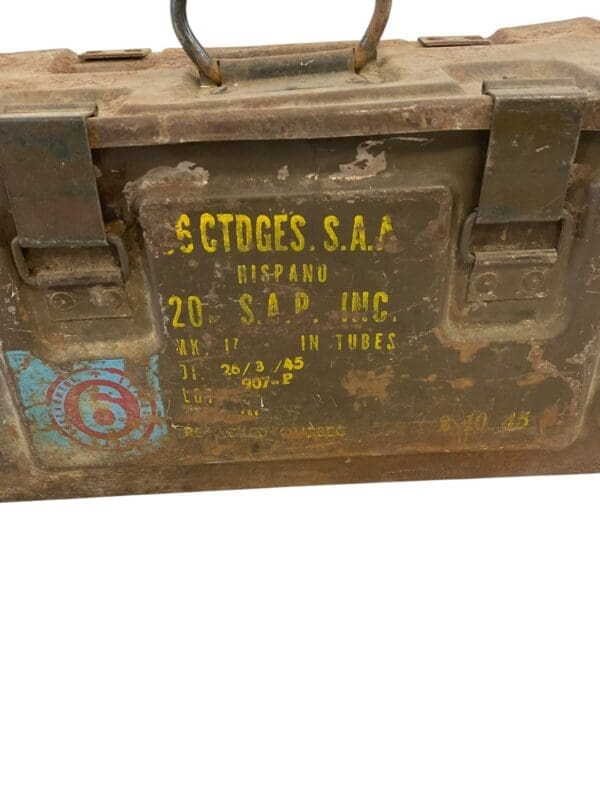 WW2 Canadian Hispano Ammo Box EMPTY