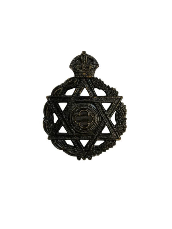 WW2 Canadian Chaplain Service Jewish Faith Rabbi Cap Badge