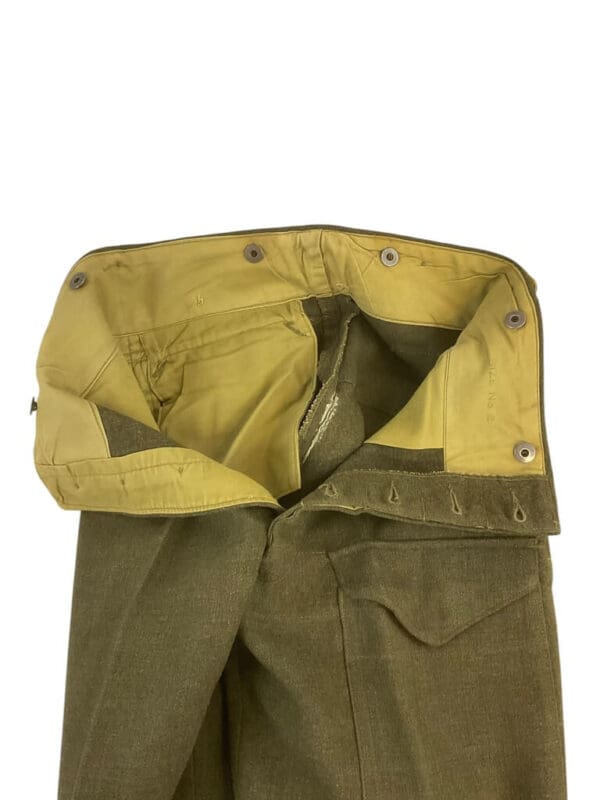 Canadian Army Korean War Battle Dress Pants Trousers Size 2 Dated 1953