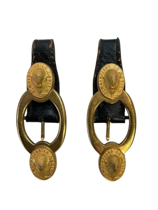 Royal Canadian Mounted Police RCMP Sword Sling Buffalo's Pair