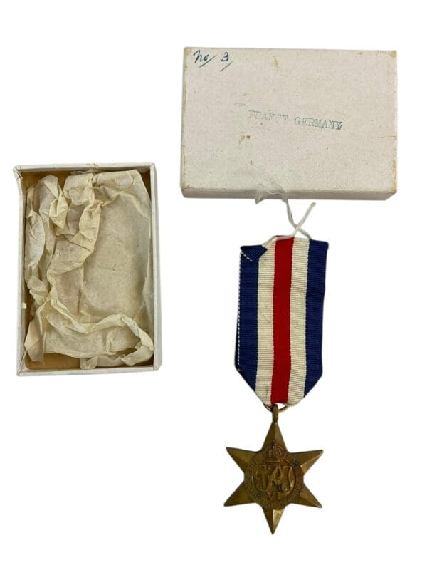 WW2 Canadian France Germany Star Medal Full Size In Box