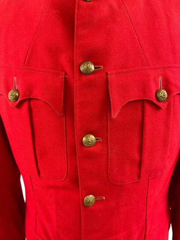 WW2 Royal Canadian Mounted Police RCMP Scarlet Uniform Jacket