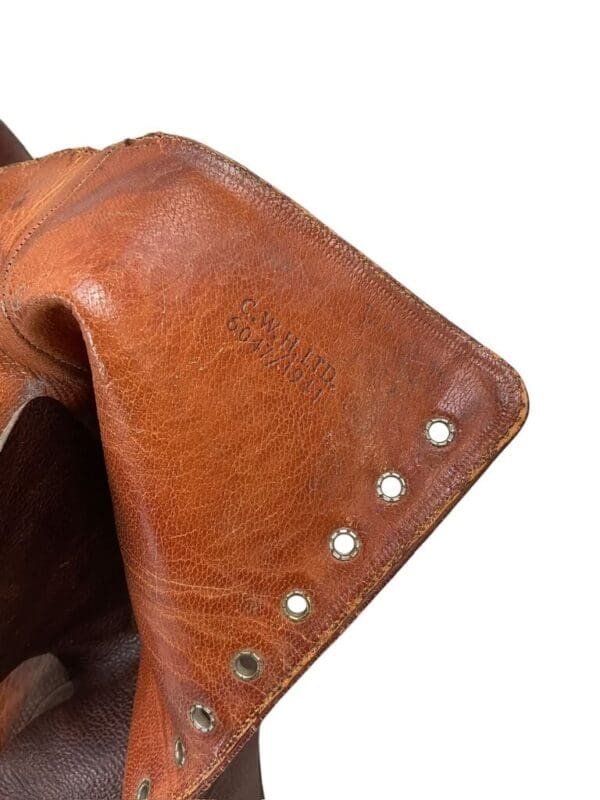 WW2 Canadian Women's Army Corps Officers Brown Leather Boots