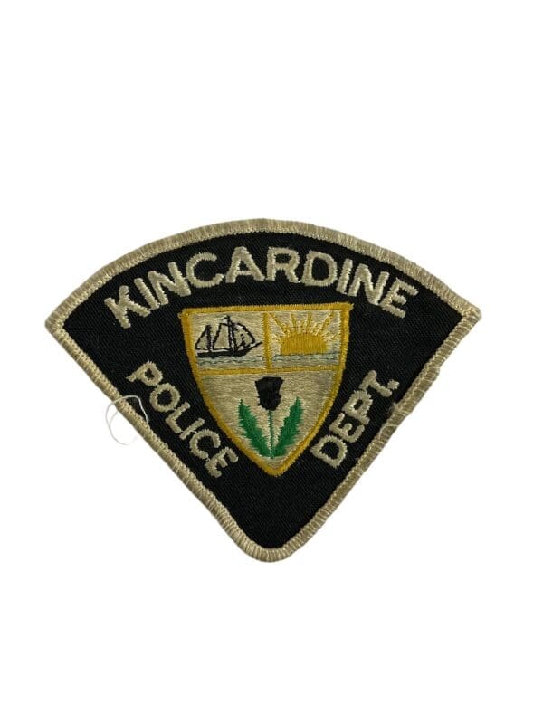 Canadian Kincardine Ontario White Border Police Patch