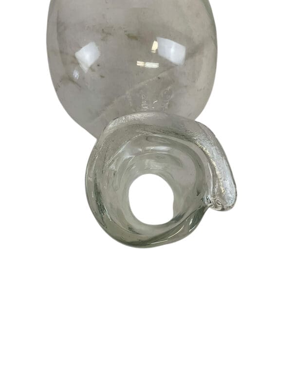 Medical Glass Male Urinal Bottle Hand Blown Glass Vintage