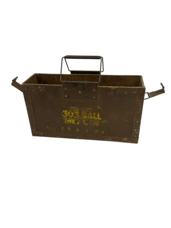 WW2 British 303 Ammo Box Missing Lid EMPTY