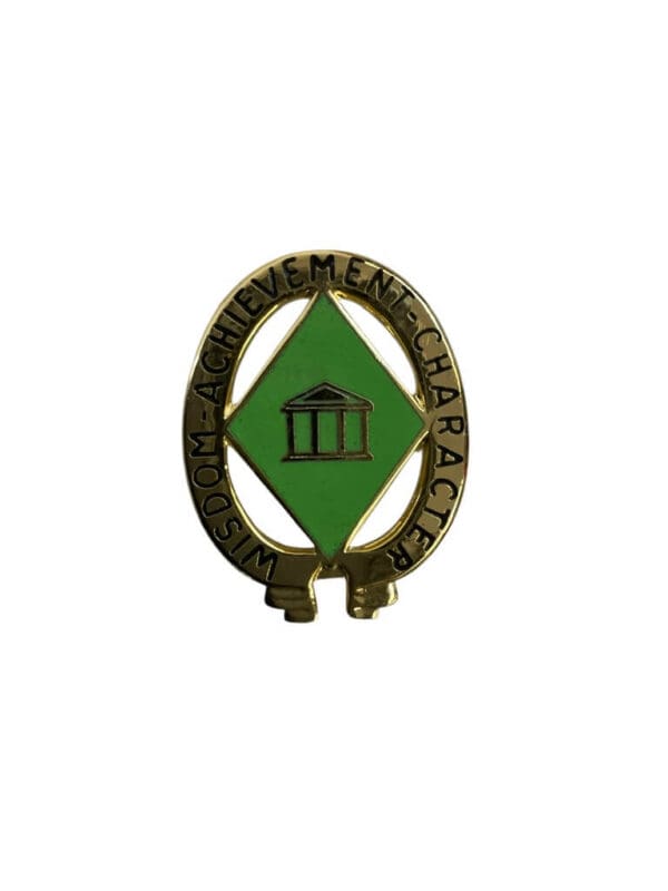 US Army DUI Distinctive Uniform Insignia Women's Army Corps School WAC Badge Pin