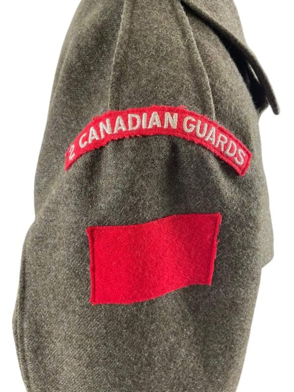 Canadian Guards Battle Dress Jacket Named Size 7