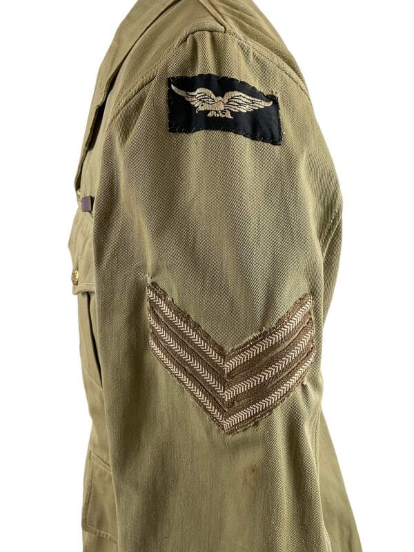 WW2 Canadian RCAF Sergeants Tropical Tunic and Pants 1942 Dated