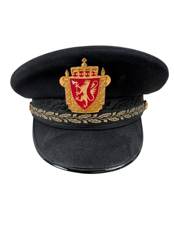 Norwegian Police Peak Cap Hat With Badge Size 59