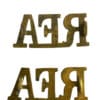 WW1 British BEF Royal Field Artillery RFA Collars Insignia Pair - Image 2