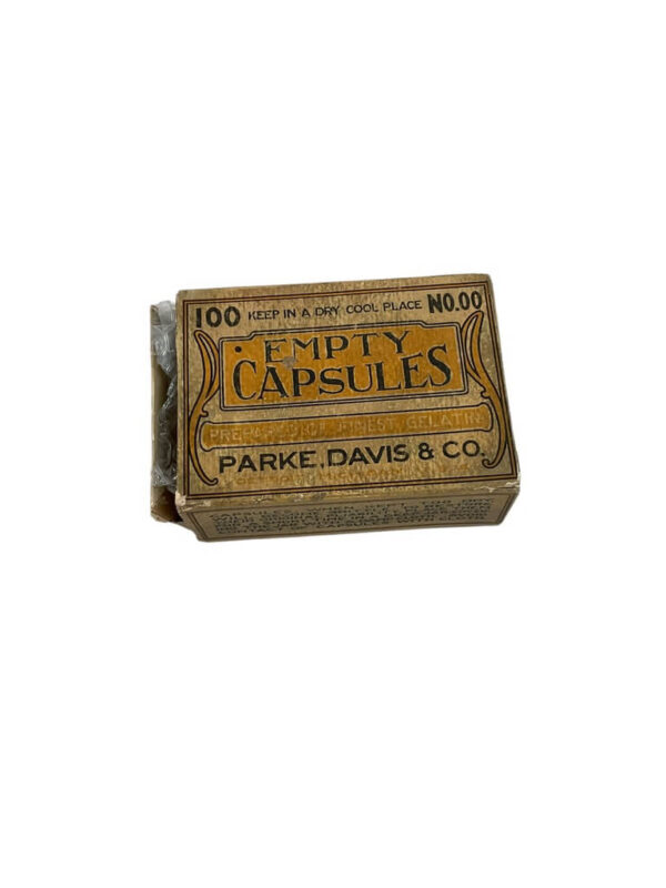 Parke Davis and Co Empty Capsules No 00 In Original Box