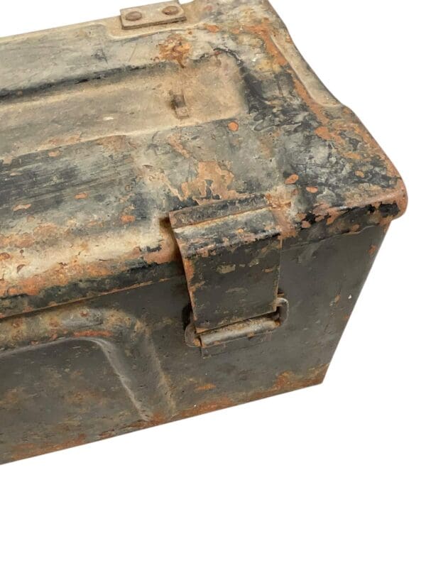 WW2 Canadian Ammo Box Modified With Lock Dated 1945 EMPTY