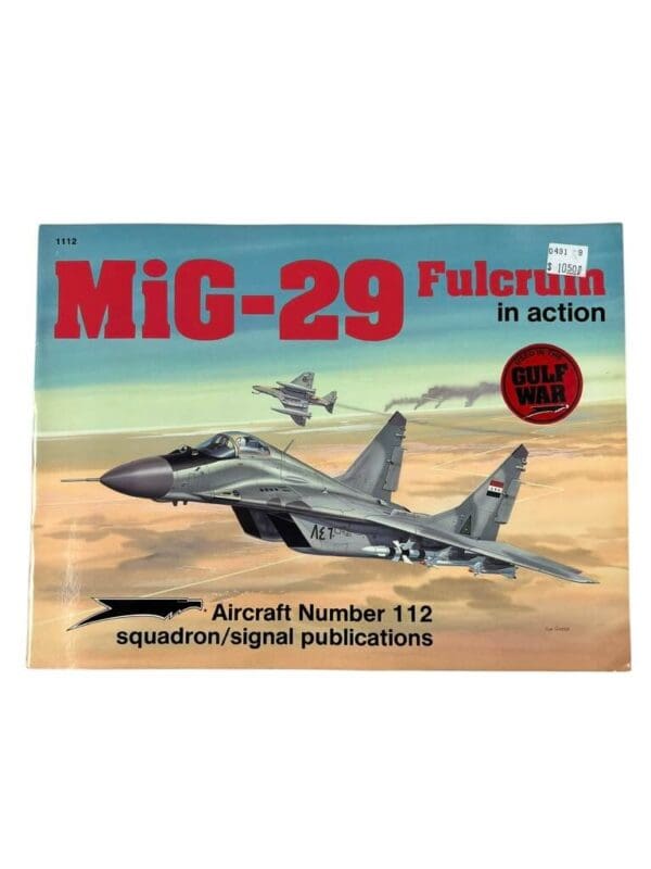 Russian Soviet MiG-29 Fulcrum in Action Squadron Signal Aircraft No 112 Used Softcover Reference Book