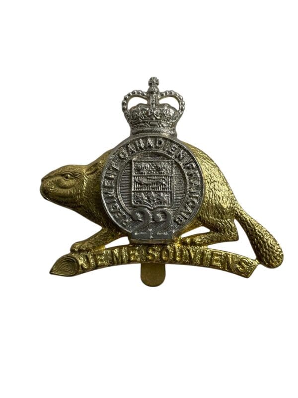 Canadian Royal 22nd Regiment Vandoos Cap Badge