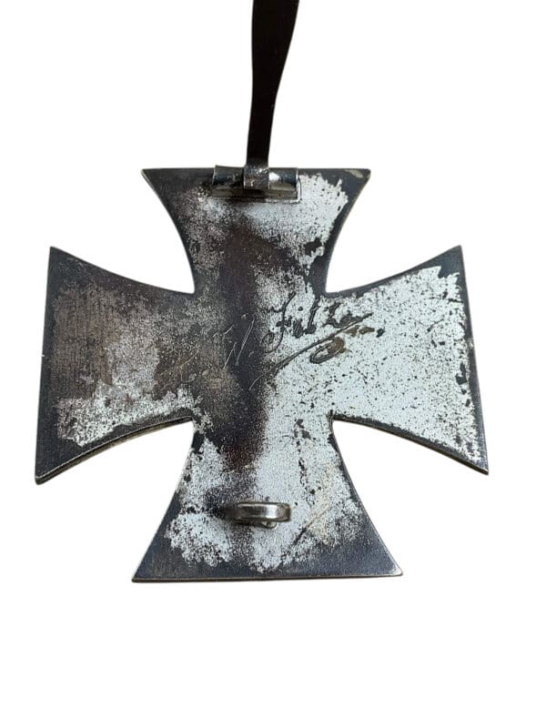 WW2 German 1st Class Iron Cross In Case Named