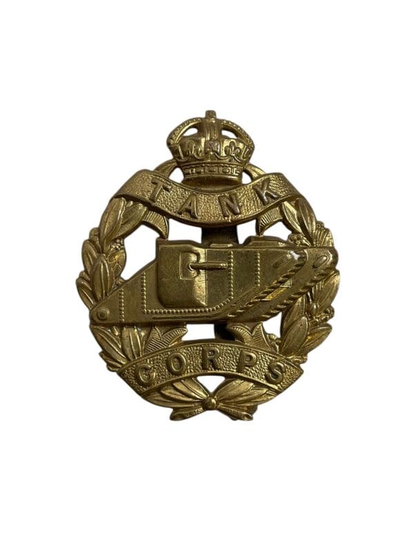 WW2 British Tank Corps Cap Badge