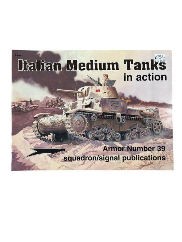 WW2 Italian Medium Tanks in Action Squadron Signal Armor No 39 Used Softcover Reference Book