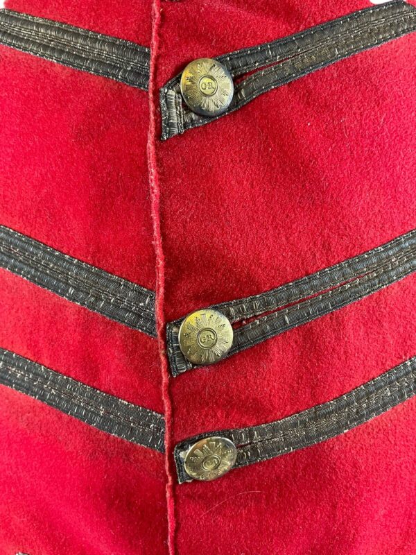British Napoleonic Loyal London Volunteers Grenadier Company Officers Uniform with Regimental Medal