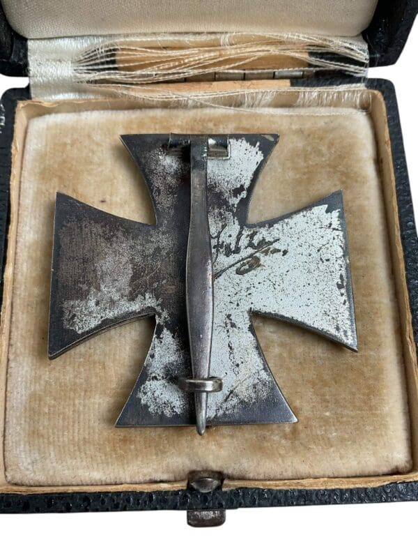 WW2 German 1st Class Iron Cross In Case Named