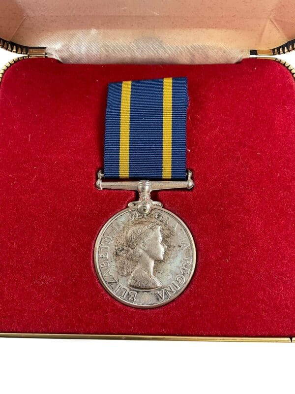 Royal Canadian Mounted Police RCMP Long Service Full Size Medal In Case