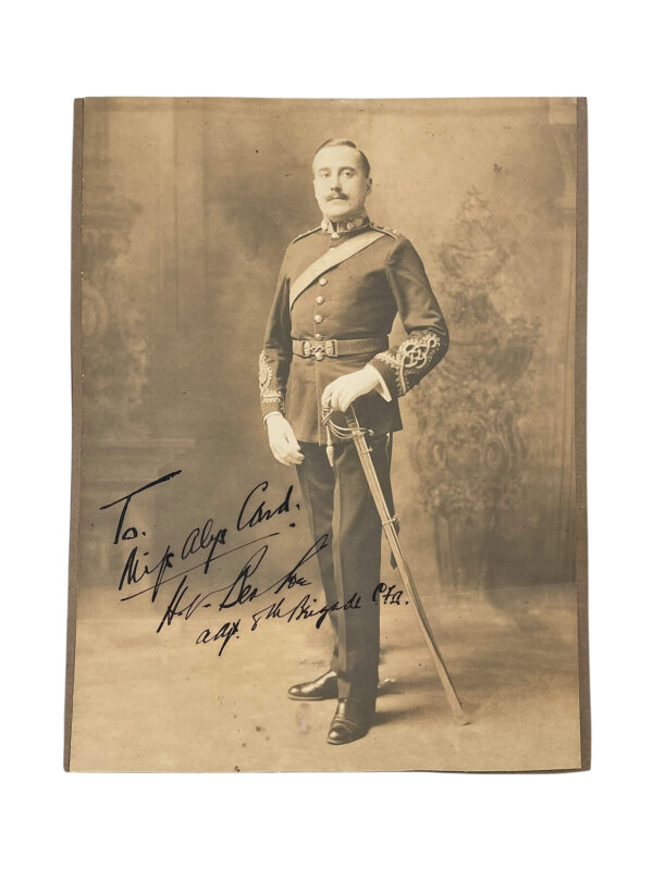 Canadian Field Artillery Officers Portrait Photograph
