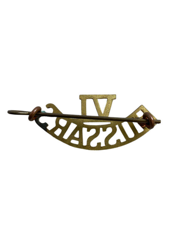 WW2 Canadian 6th Hussars Shoulder Title Insignia Single