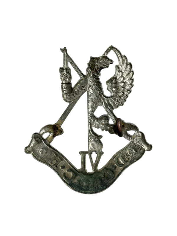 WW2 Canadian 6th Duke of Connaught's Royal Canadian Hussars Cap Badge
