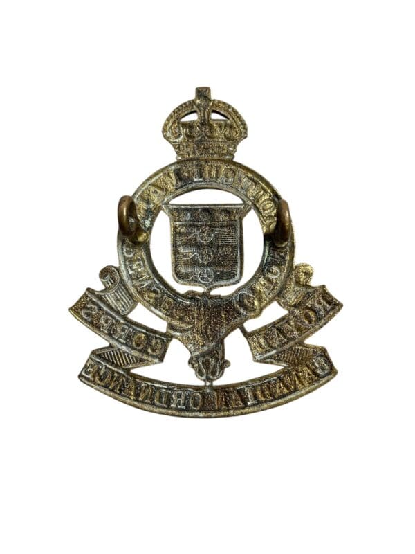 WW2 Royal Canadian Ordnance Corps Cap Badge