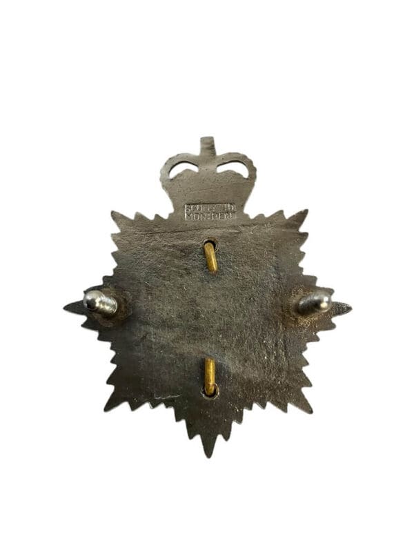 Canadian RCASC Royal Canadian Army Service Corps Officers Cap Badge
