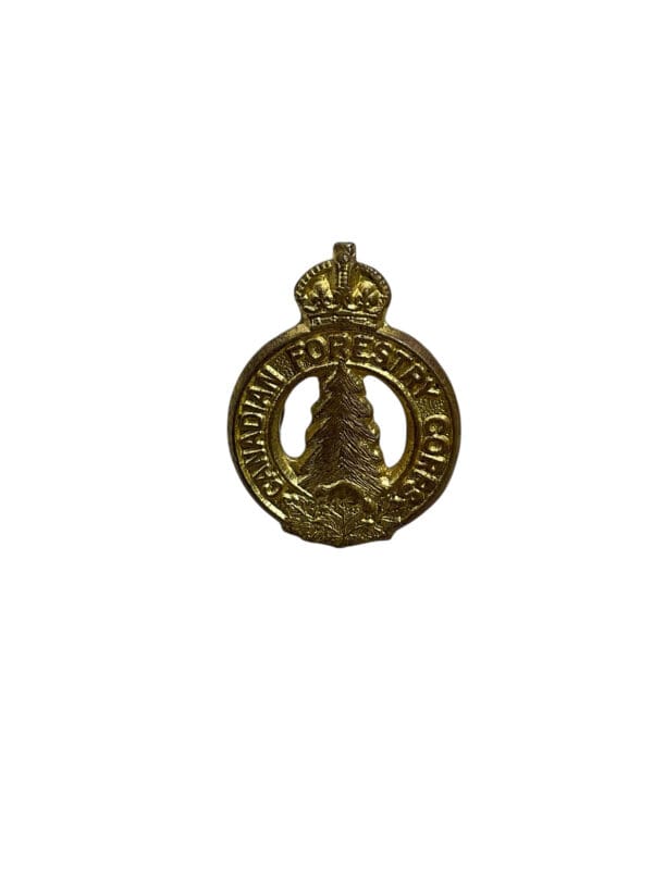 WW2 Canadian Forestry Corps Collar Insignia Single