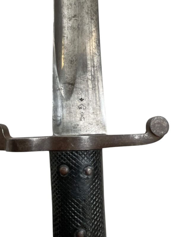 Canadian Quebec Garrison Artillery Sword Bayonet Yataghan With Scabbard