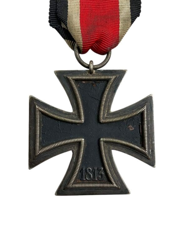 WW2 German 2nd Class Iron Cross Maker 24 Arbeitsgemeinsch. Hanau