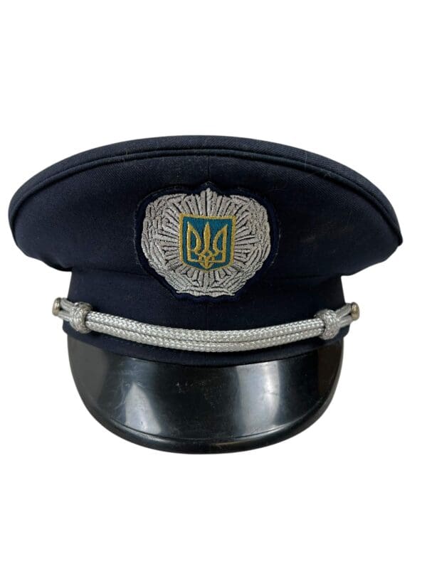 Ukraine Police Peak Cap Hat With Badge Size 56