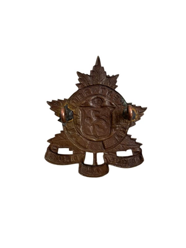 WW2 Canadian The Kent Regiment Cap Badge
