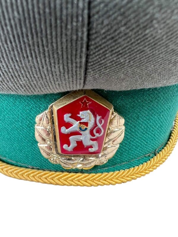 Czechoslovak Socialist Republic Army Officer's Visor Cap With Badge Size 54